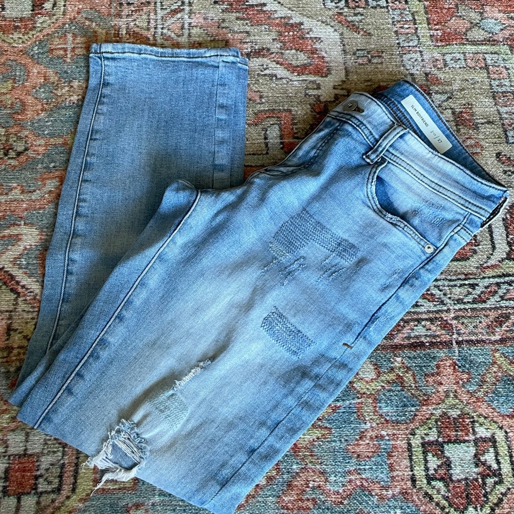 Anthropologie Pilcro Slim Boyfriend Jeans
